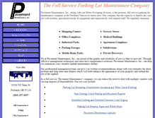 Tablet Screenshot of pavemaint.com